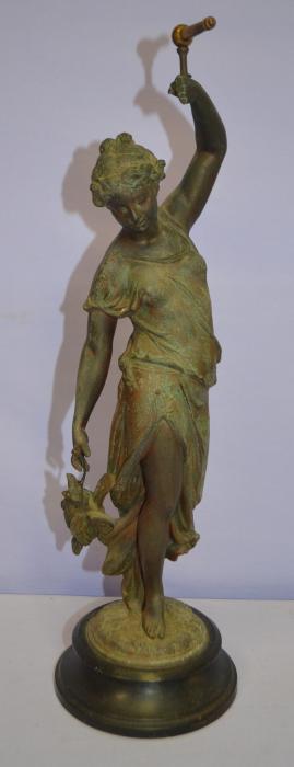 Ansonia Huntress Lady Swinger Clock
