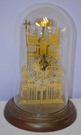 German Dome Skeleton Clock