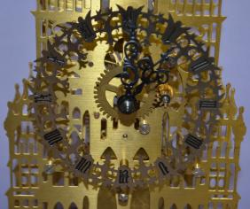 German Dome Skeleton Clock