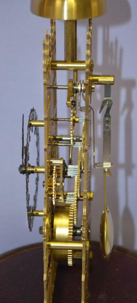 German Dome Skeleton Clock