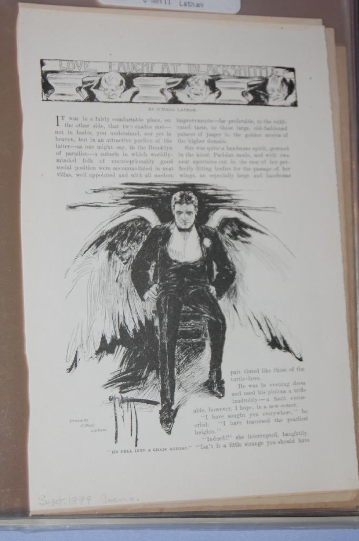 Bound Magazine Pages w/ Rose O'Neill Illustr.: Book 5, Bound Magazine Pages w/Rose O'Neill Illustrations: Approximately 190 pages. Includes: 1.) Cosmopolitan 1898 by O'Neill Latham - "The Story of a Witch" and "Some Bewitched", "The Wizard and the