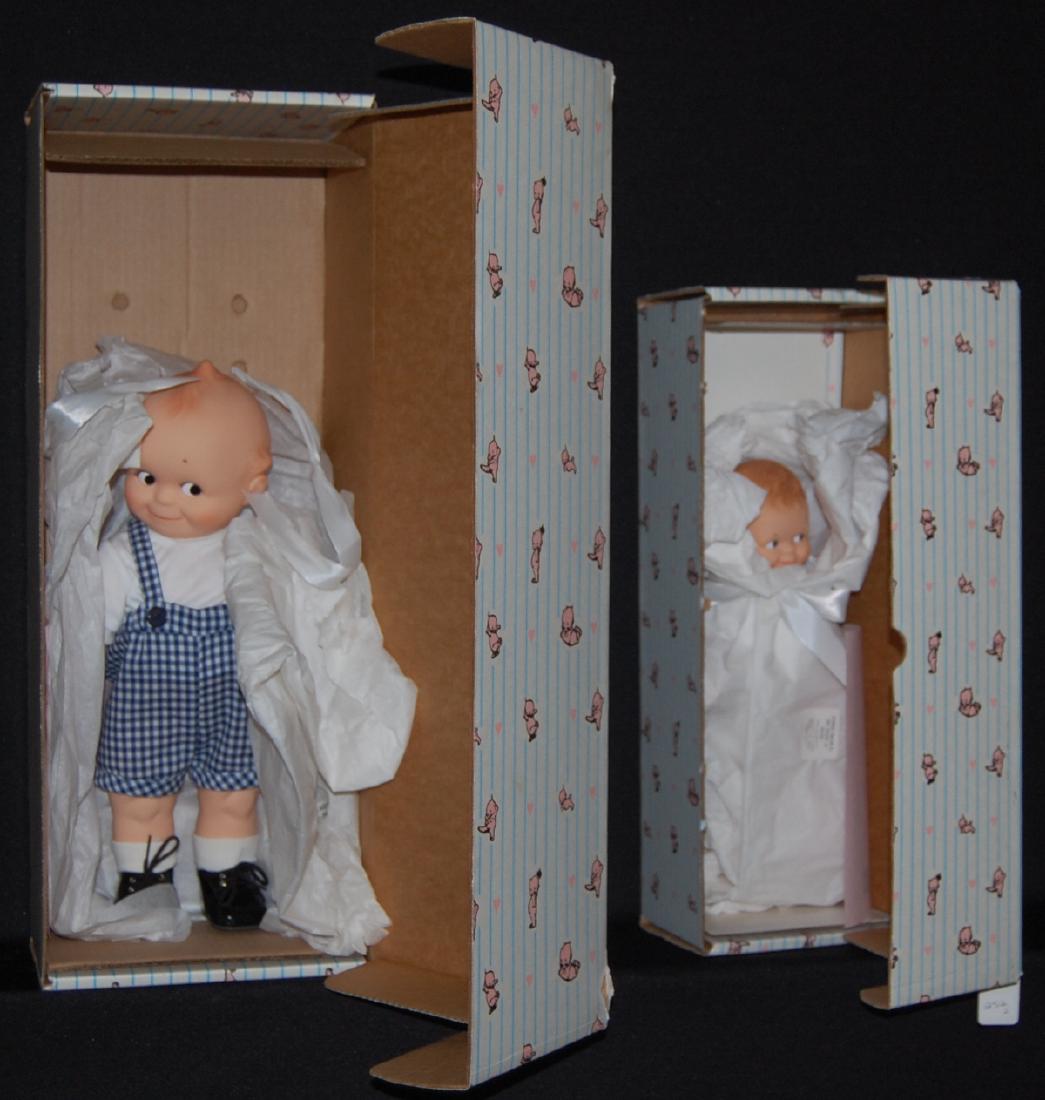 2 Lee Middleton Orignal Dolls, Kewpie +: 2 Lee Middleton Orignal Dolls, Scootles and Kewpie: 1.) Scootles Model VSC-ST Commemorative Doll Postage Stamp Series in orginal box, has certificate and is marked "Not a Toy, for Display Purposes." 2