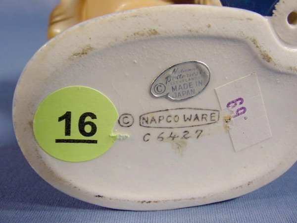 Napcoware Lady Head Vase - 3