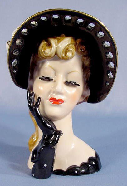 44 Napco Lady Head Vase Jan 12 2008 Tom Harris Auctions In Ia