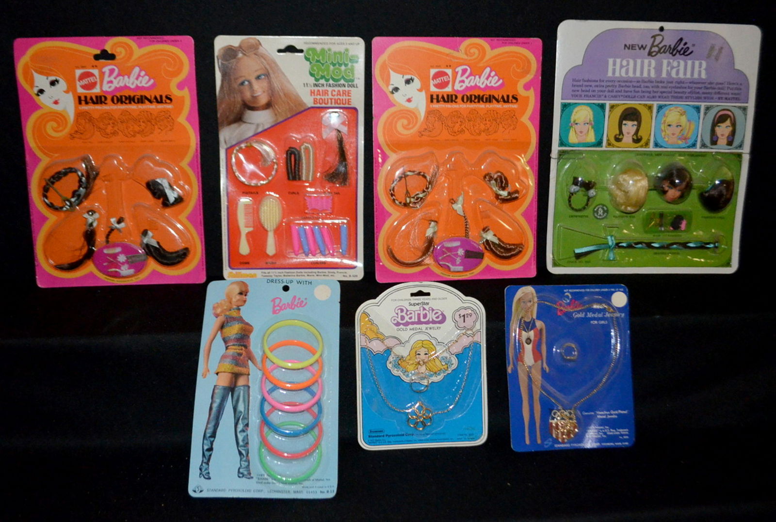 7 PCS  Barbie Jewelry & Hair Pieces (1 of 4)