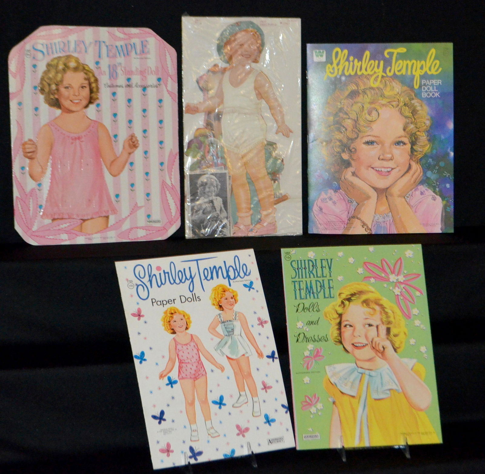 5 Shirley Temple Paper Doll Books (1 of 4)