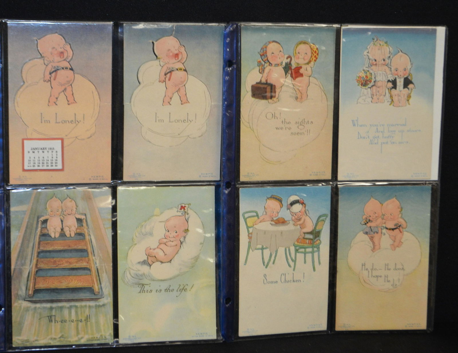 8 Kewpie Klever Kards 1914 (1 of 6)