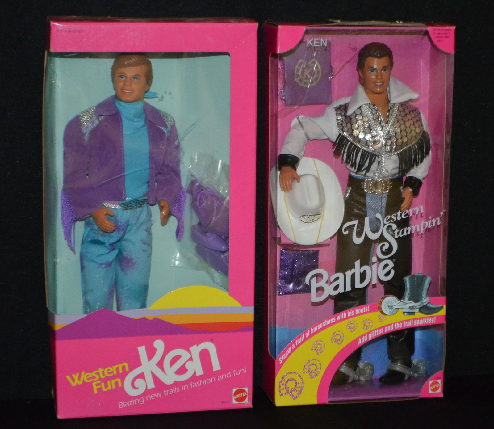 2 Mattel Western Ken Dolls, NRFB (1 of 5)