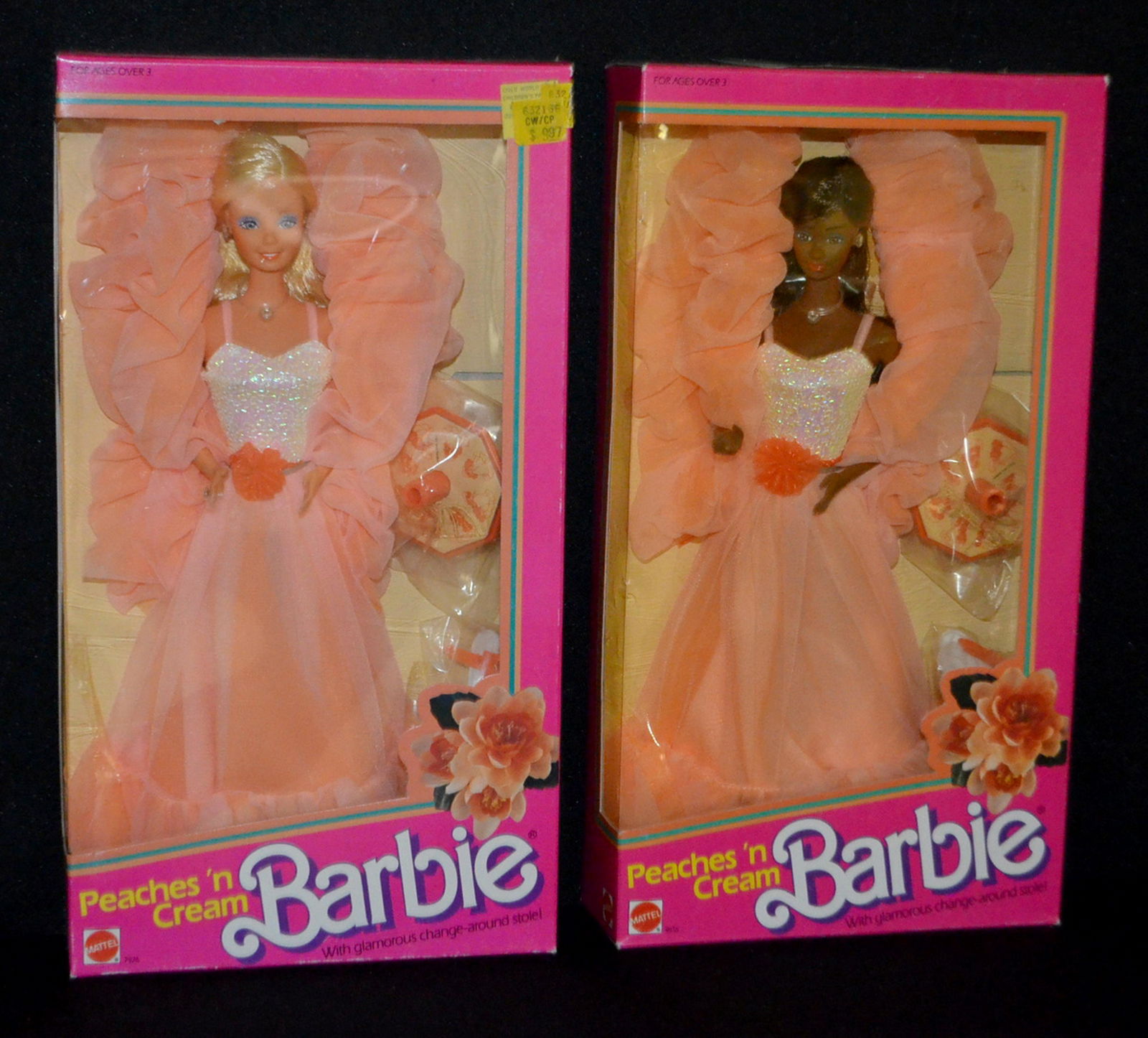 mattel barbie peaches and cream
