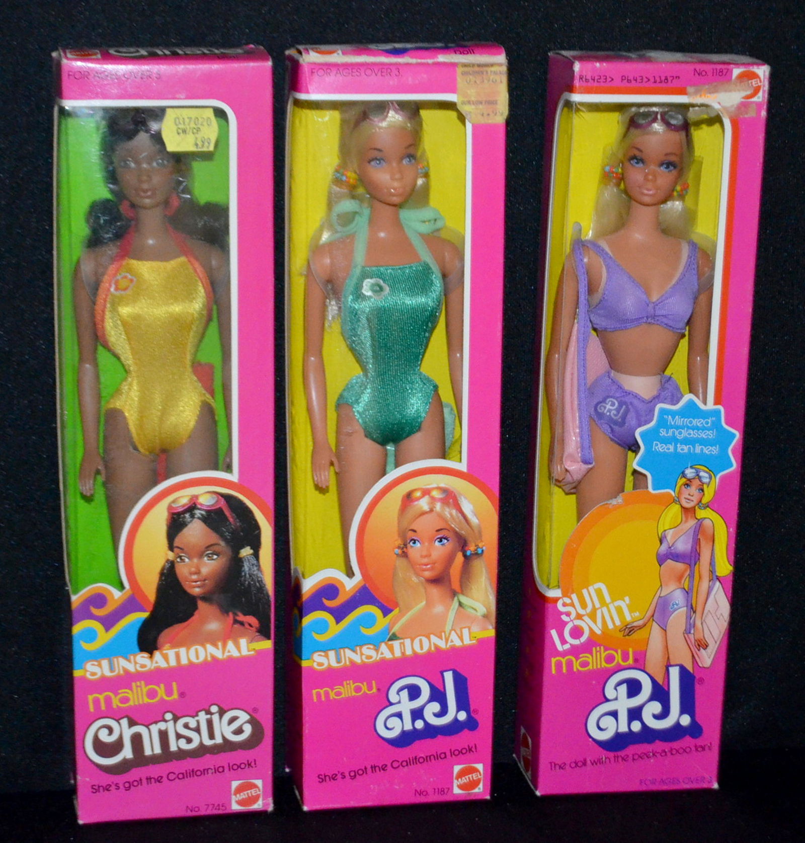 3 Mattel Malibu Dolls, NRFB (1 of 4)