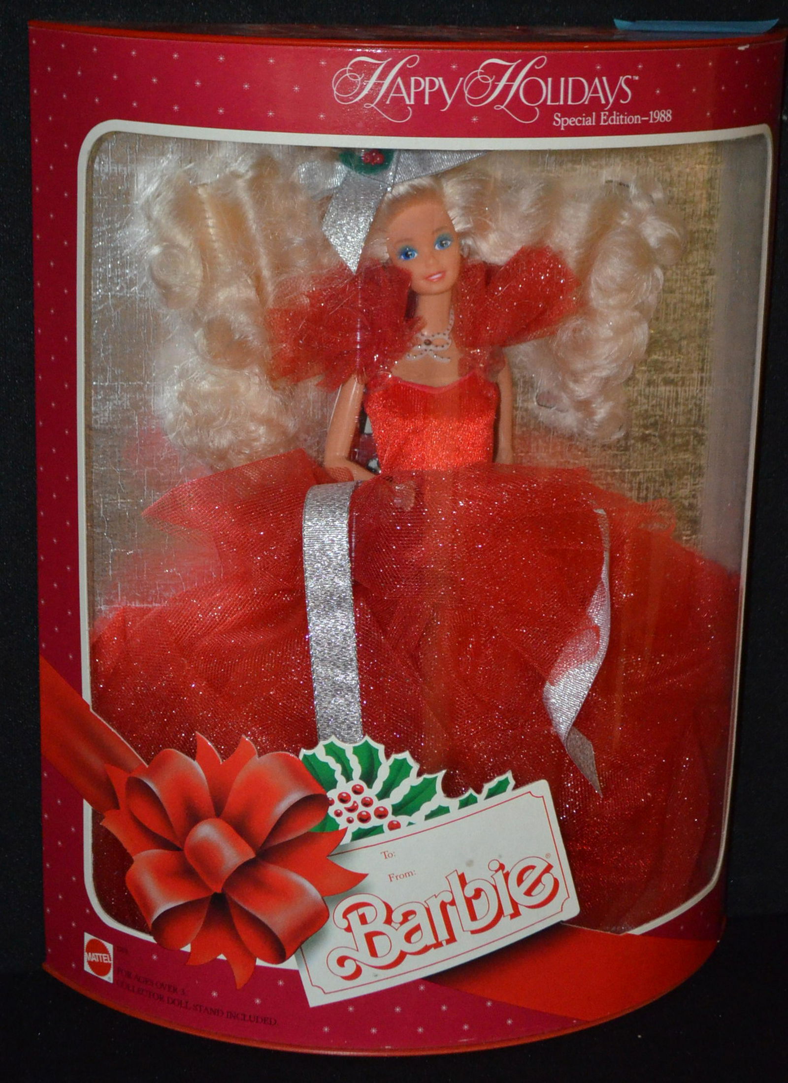 1988 happy holidays barbie