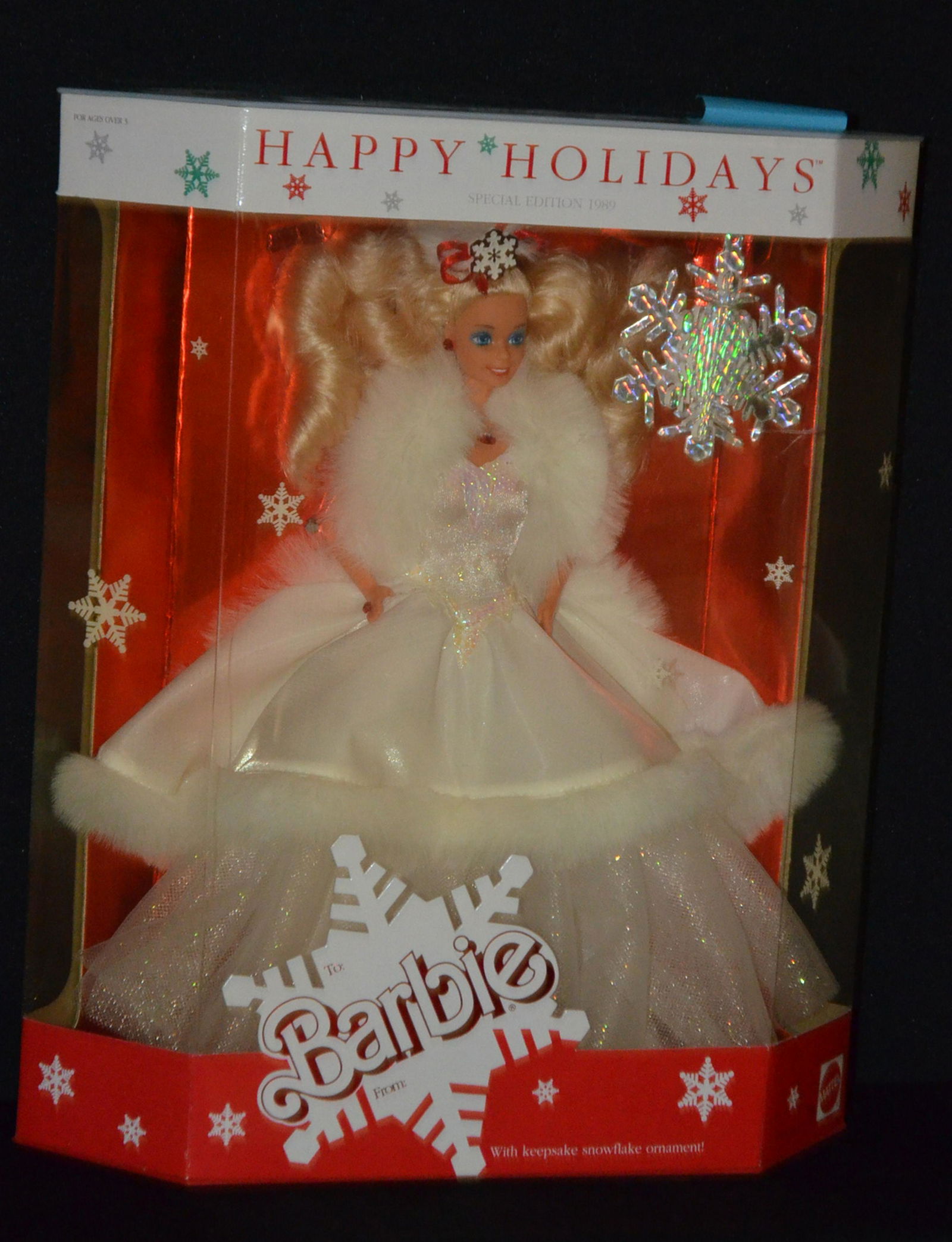 barbie 1989 happy holidays