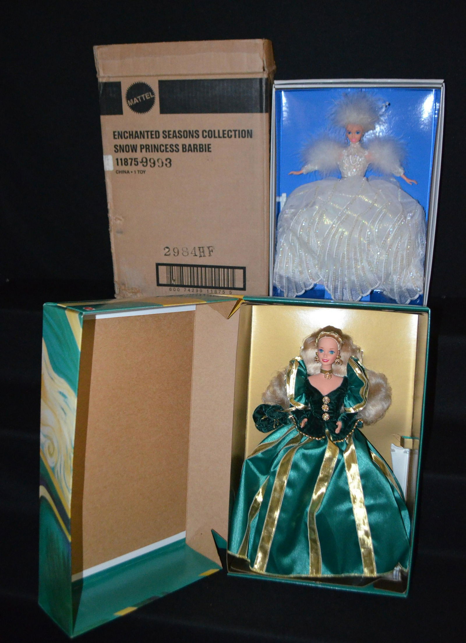 2 Princess Barbie Dolls, NRFB (1 of 3)