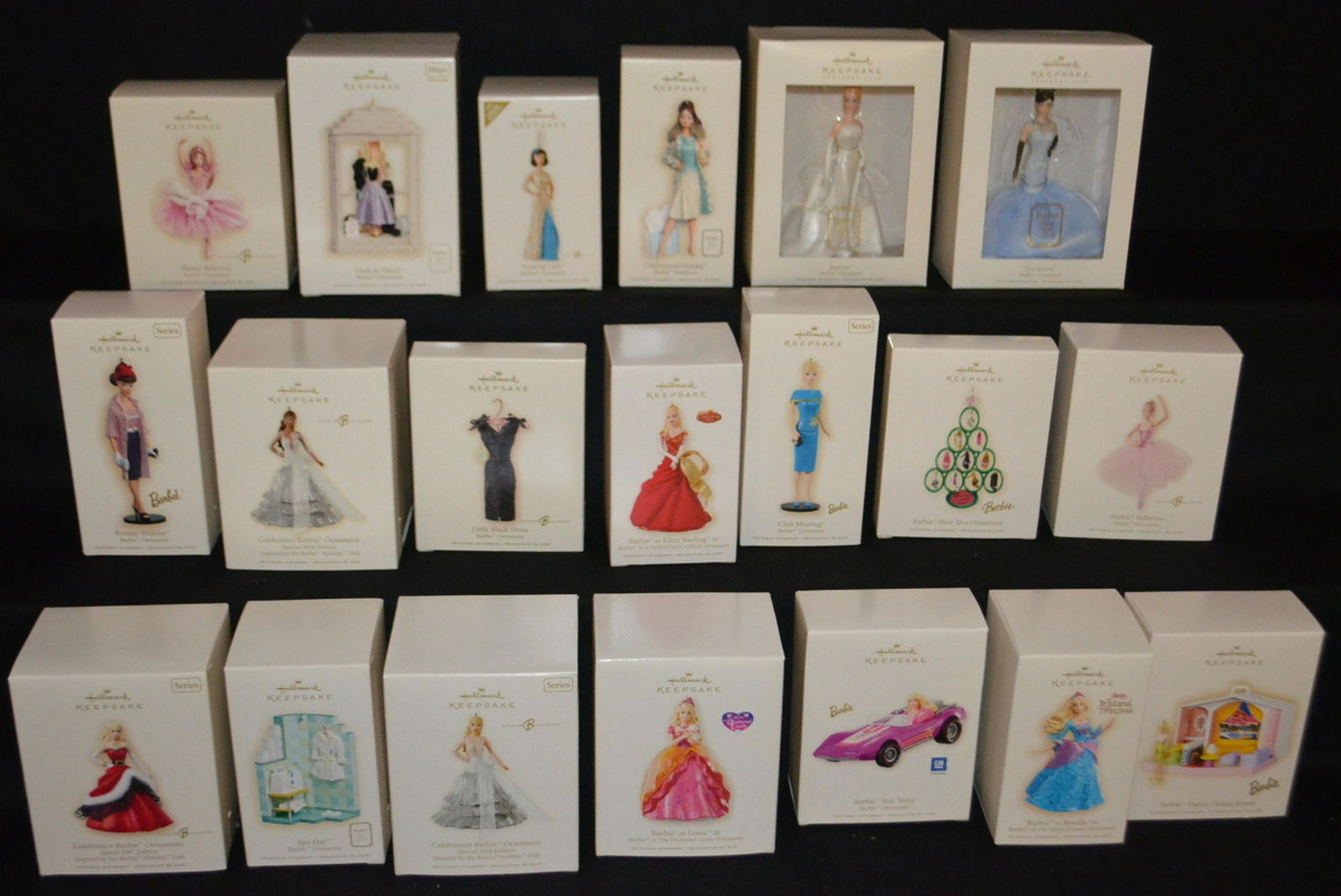 20 Hallmark Barbie Keepsake Ornaments, NRFB (1 of 7)