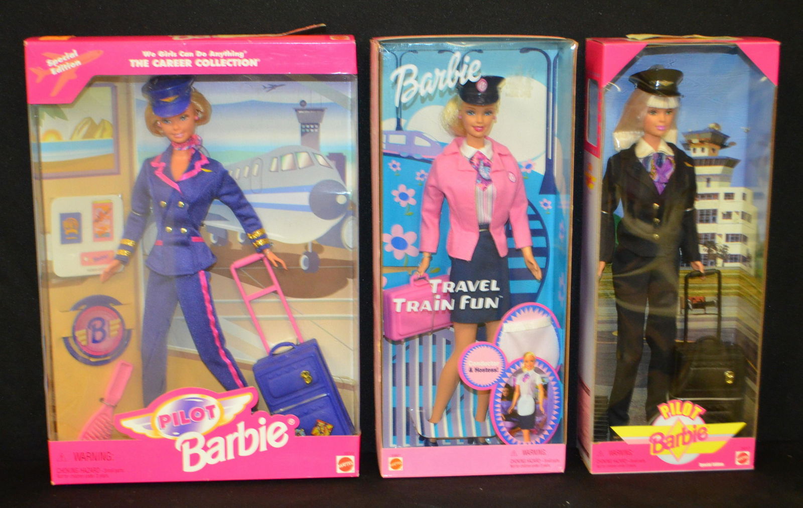 3 Barbie Dolls, NRFB (1 of 8)