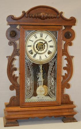Walnut “Colorado”  Ansonia Kitchen Clock