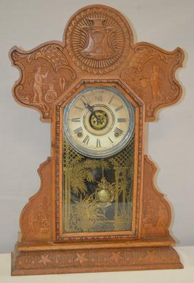Ingraham Kitchen Clock With Cherubs