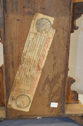 Waterbury Oak Calendar Kitchen Clock