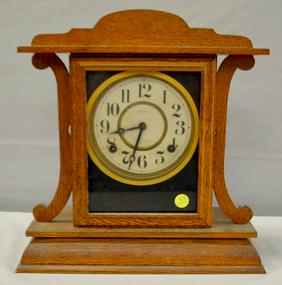 Oak Ingraham 8 Day Shelf Clock