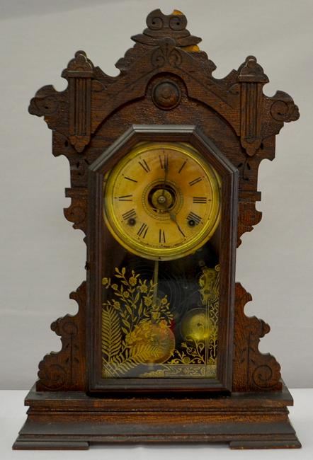 Antique Oak Seth Thomas Kitchen Clock