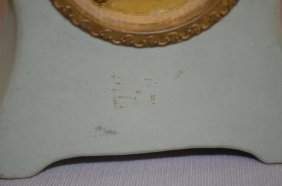 New Haven Jasperware Miniature Clock