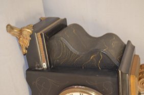 Antique Gilbert Curfew Bell Top Clock