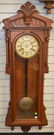 Antique Ansonia "Capitol" Wall Regulator Clock: case is