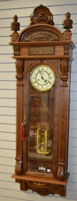 61″ Inlaid Wall Regulator