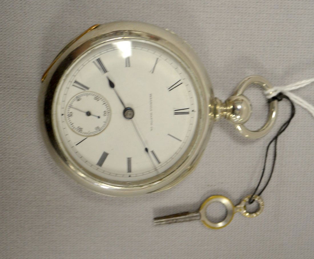 Illinois 18S 15J Key Wind Pocket Watch (1 of 3)