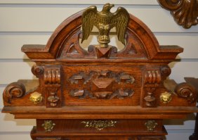 Antique Lenzkirch Open Well Swinger Clock