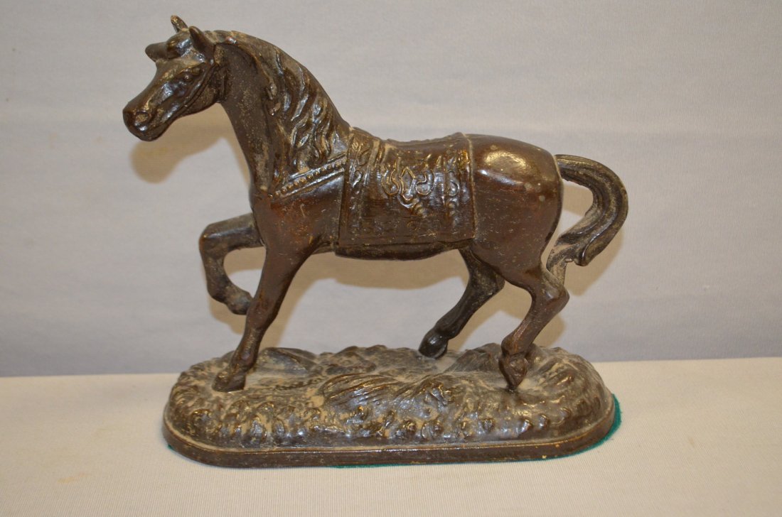 Antique Gilbert "Bonner" Clock Statue (1 of 2)