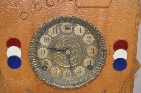 Antique Gilbert “Cosey Corner R” Cabinet Clock