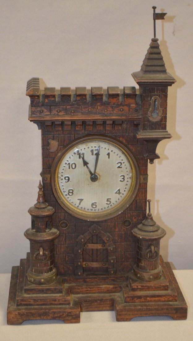 Antique Black Forest Style Shelf Clock (1 of 4)