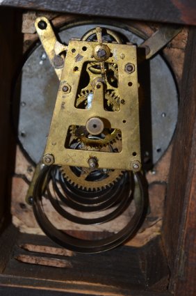 Antique Black Forest Style Shelf Clock
