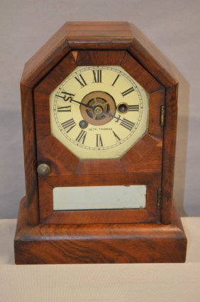 Antique ST Octagon Top Mini Cottage Clock