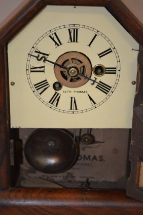 Antique ST Octagon Top Mini Cottage Clock