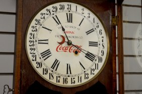 Antique ST Coca-Cola Advertising Clock
