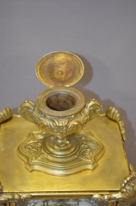 Ansonia “Marquis” Crystal Regulator Clock