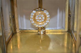 Ansonia “Marquis” Crystal Regulator Clock