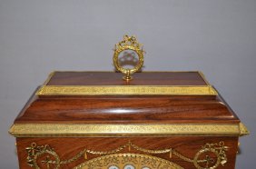 Imperial Fan Clock By Faberge