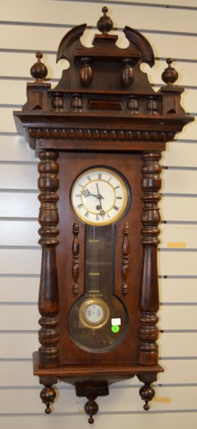 Antique Vienna “Keyhole” Wall Clock