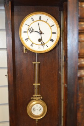 Antique Vienna “Keyhole” Wall Clock