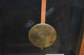 Antique Gilbert Calendar Store Regulator Clock