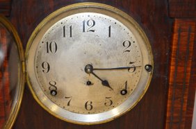 Antique ST Red Adamantine Musical Shelf Clock