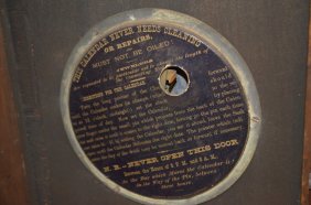 Antique Welch Weight Driven Calendar Clock
