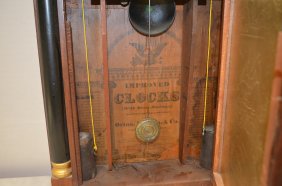 Orton, Preston & Co. Weight Driven Shelf Clock