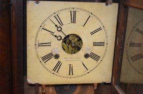 Antique Weight Driven Triple Decker Shelf Clock