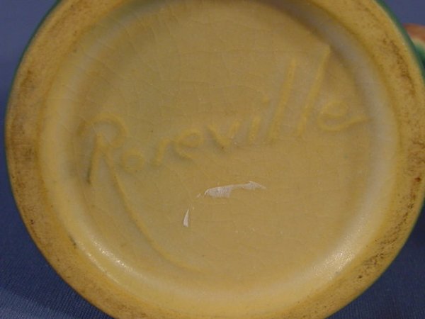 Roseville Pottery Magnolia Double Planter 186-4 - 3