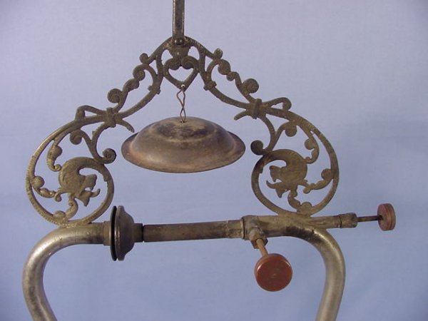 Ealry Gas Light With Griffin / Gargoyle Frame - 3