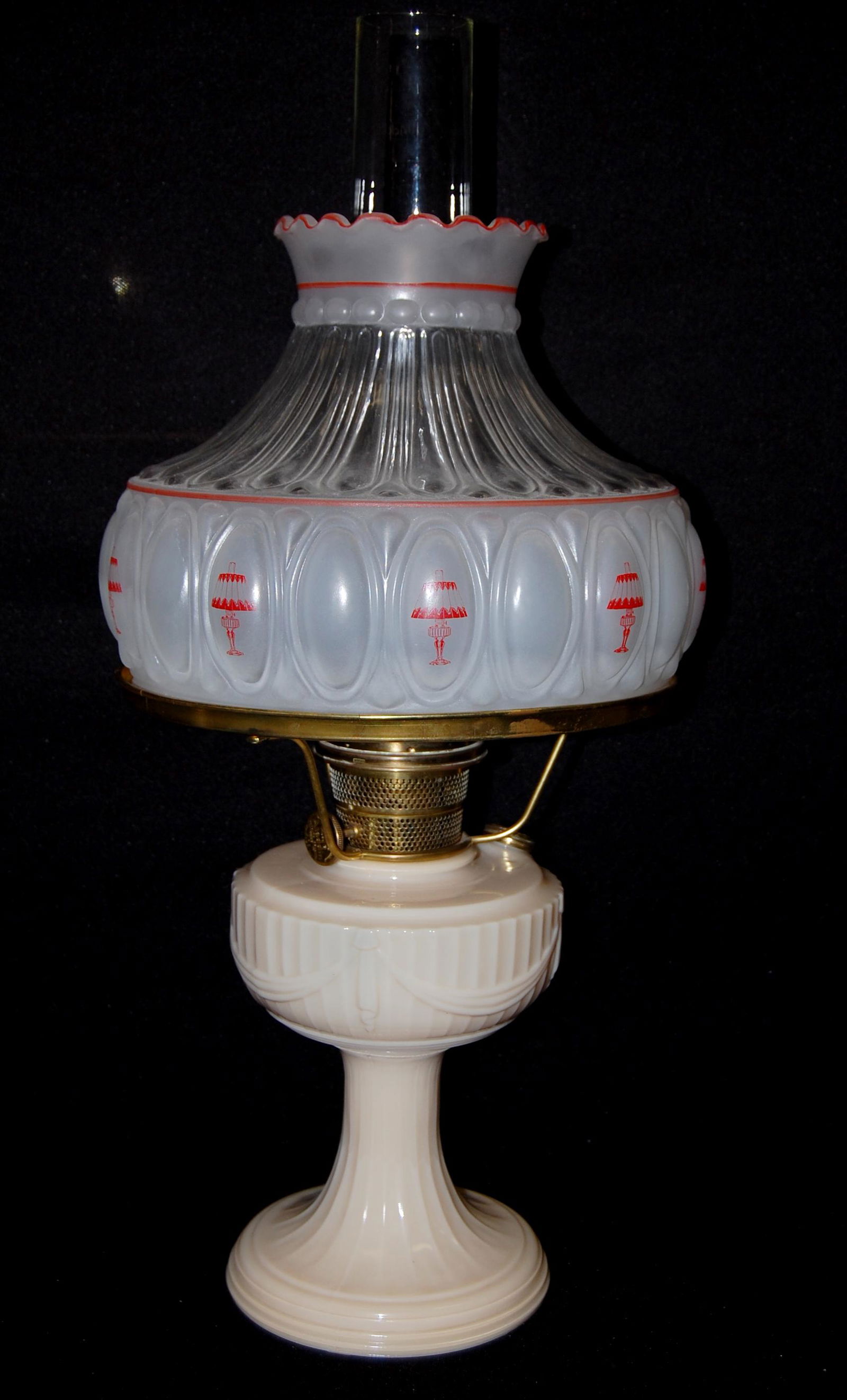 Unused Vaseline No. 23 Aladdin Lamp and Unused Vaseline No. 23 Aladdin Lamp and